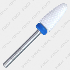 Medium Grit Flame Ceramic Nail Drill Bit SUNVA Brand